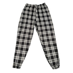 Manfinity Drawstring Pajama Pants Mens Size Small Plaid Pattern, Lounge Pants